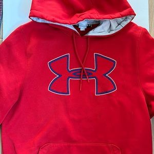 Red under armour hoodie